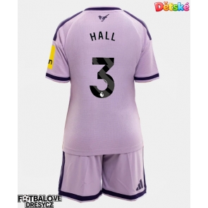 Newcastle United Lewis Hall #3 Dětské Alternativní dres komplet 2026-27 Krátký Rukáv (+ trenýrky)